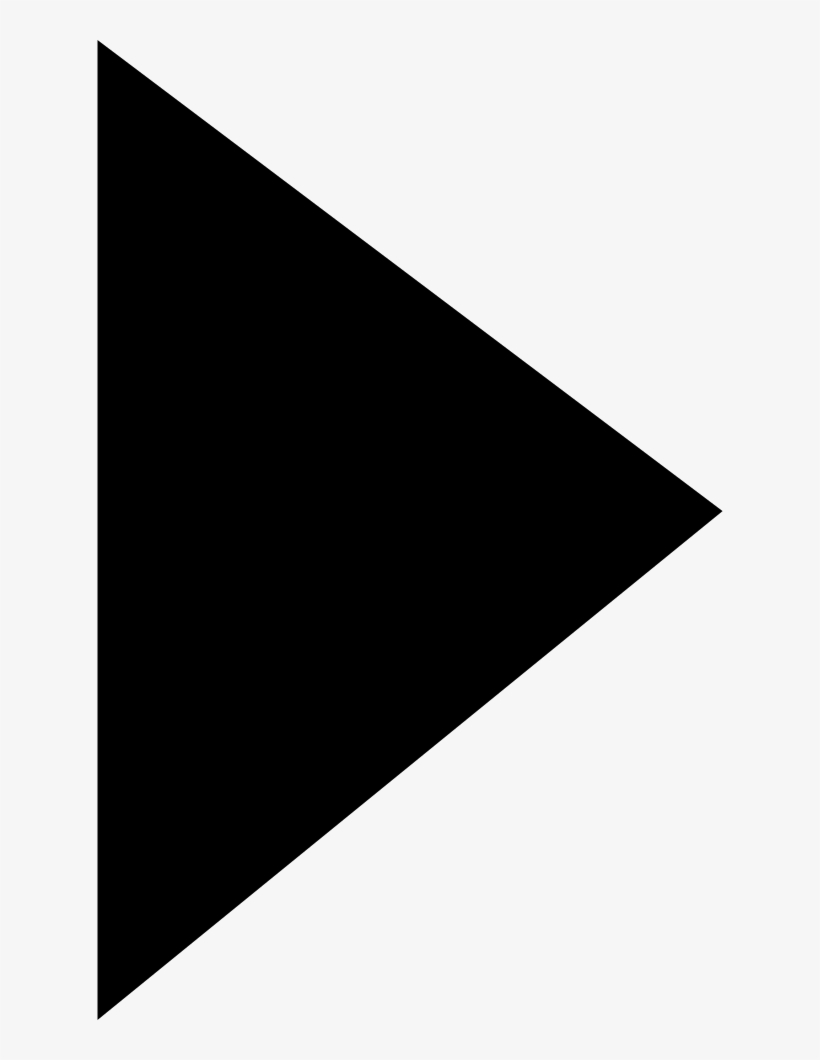 Right Side Bar Touch Arrow Comments - Black Play Button Icon, transparent png download