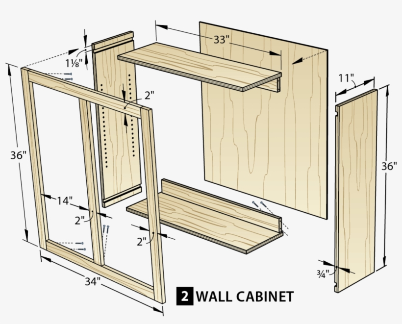 Make Cabinets The Easy Way Wood Magazine Kitchen Counter - Wood, transparent png download
