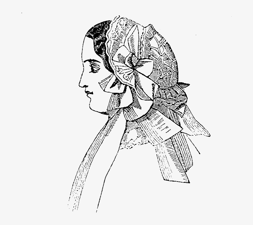 Victorian Women's Hats Were So Intricate And Delicate - Sketch, transparent png download