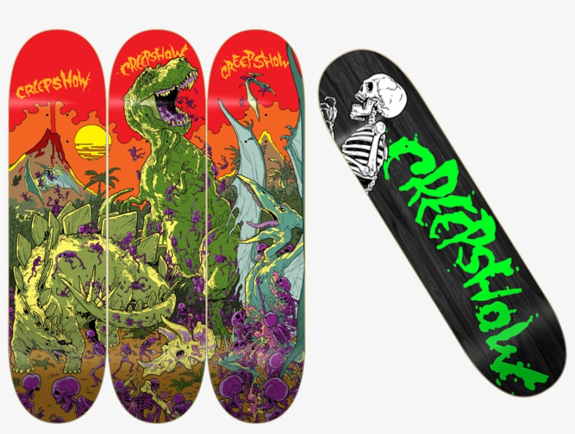 Creep Show X Barf Comics Early Man Series Decks - Flip-flops, transparent png download