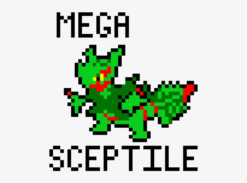 Mega Sceptile - You Are A Pirate, transparent png download