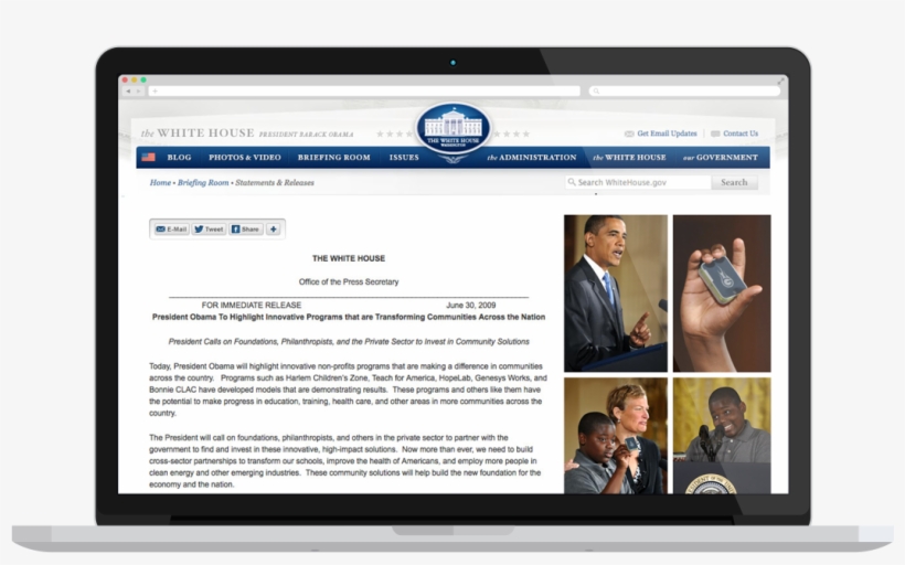 That Captured The Attention Of President Obama, Who - Barack Obama, transparent png download