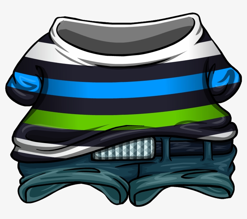 Striped Skater Threads Clothing Icon Id 4369 - Top, transparent png download