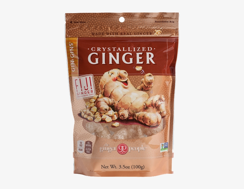 Crystallized Ginger Ginger Candy Cooking By The Ginger - Ginger People - Crystallized Ginger - 3.5 Oz., transparent png download