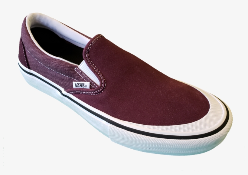Vans Slip On Pro Raisin White Fa18 - Slip-on, transparent png download