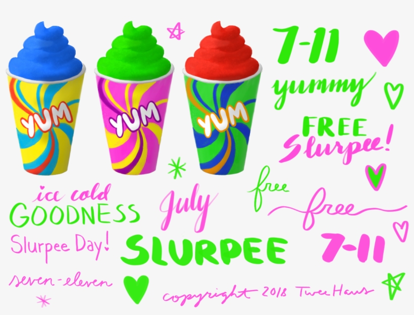 7-11 Free Slurpee Day - Soy Ice Cream, transparent png download