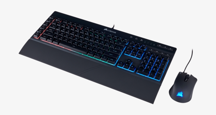 Corsair K55 Rgb Gaming Keyboard & Harpoon - Corsair Gaming K55 Rgb, transparent png download