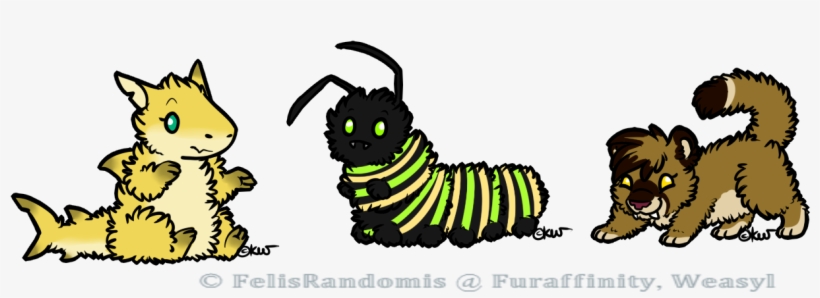 [ Left To Right ] Coral, Ludwig, Noms Allot - Caterpillar, transparent png download