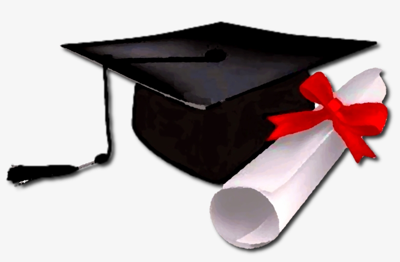 Pin Birrete On - Graduation Cap With Diploma, transparent png download