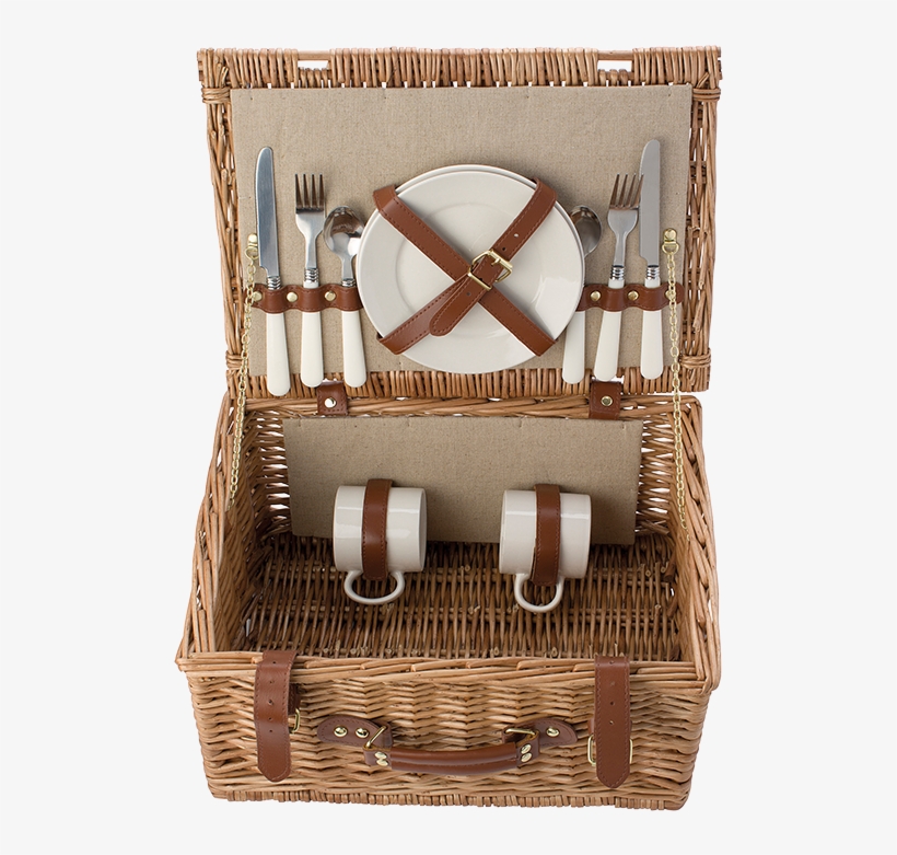 Picnic Basket For 2 People - Picknickmand, 2 Personen, transparent png download