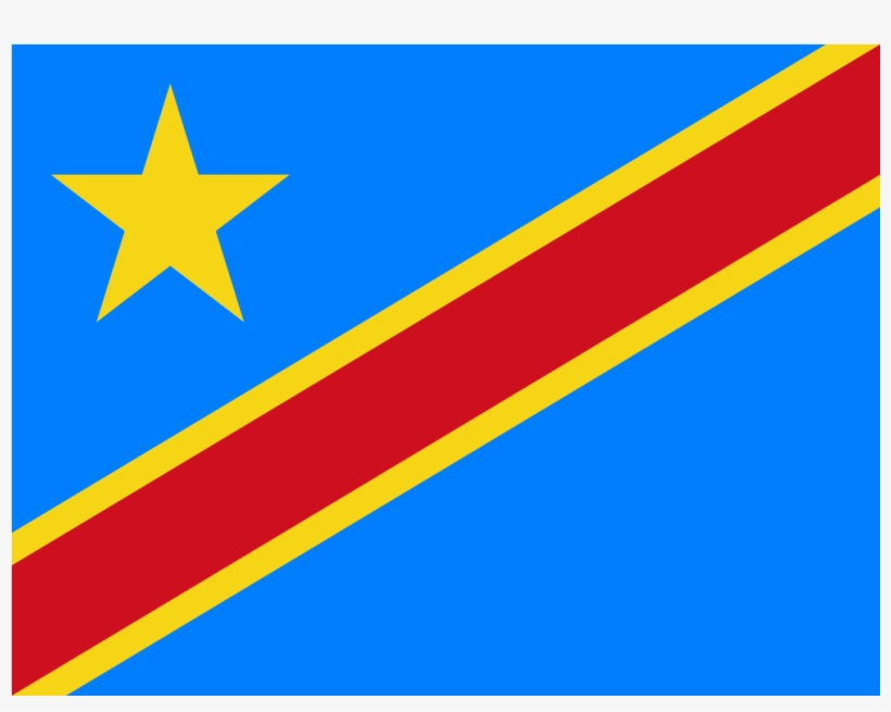 Download Svg Download Png - Congo Democratic Republic Flag, transparent png download