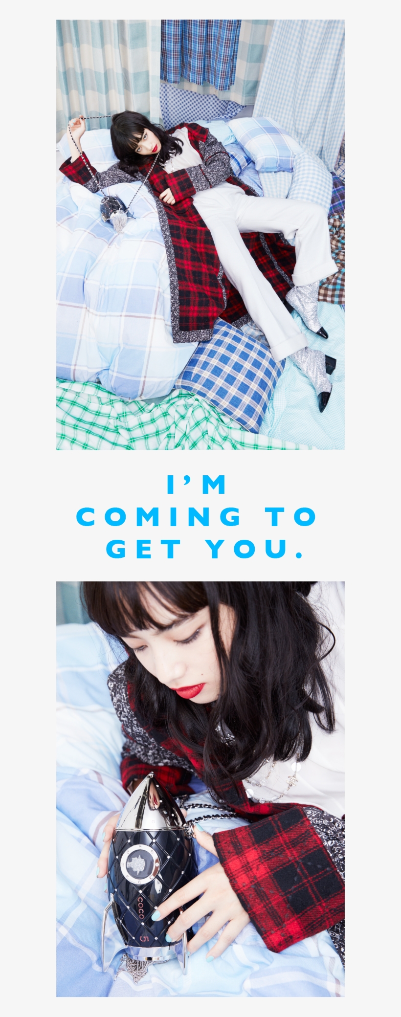 今年の秋はチェック柄がトレンドを完全にジャック！ - Nana Komatsu, transparent png download