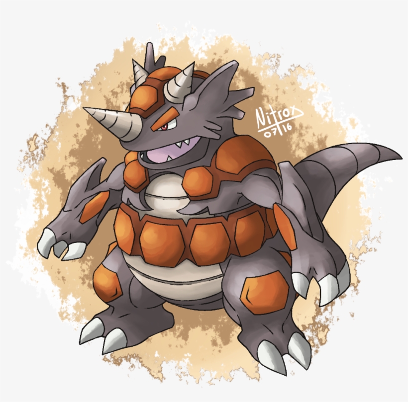 Made An Alternate Rhyperior Design Combining Elements - Rhyperior Design, transparent png download