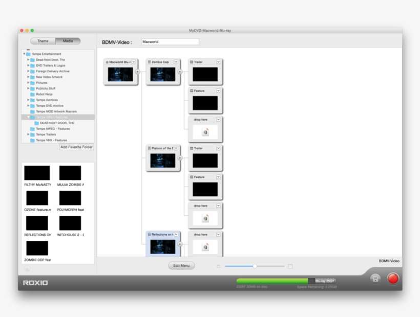 Build A Dvd, Avchd, Or Blu-ray In Mydvd Using A Flowchart - Toast Mydvd, transparent png download