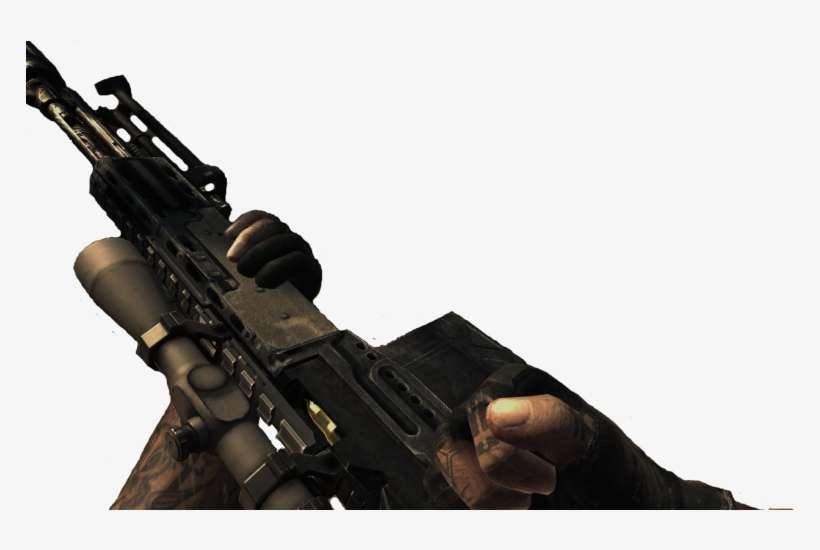 An M14 Ebr Being Cocked - Portable Network Graphics, transparent png download
