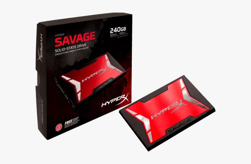 Dysk Ssd 240gb Kingston Hyperx Savage, transparent png download