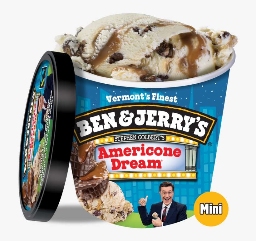 Ben & Jerry's, Americone Dream Ice Cream Cups - Ben And Jerrys Americone Dream Mini Cups Americone, transparent png download