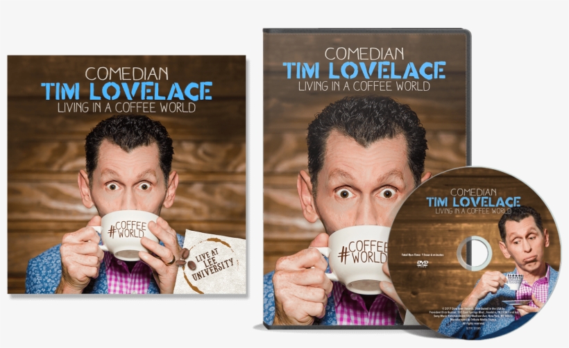 New Cd / Dvd Combo “living In A Coffee World” - Tim Lovelace - Living In A Coffee World (cd), transparent png download