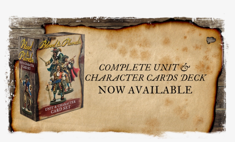 Complete Unit & Character Cards Deck Now Available - Blood & Plunder Bark, transparent png download