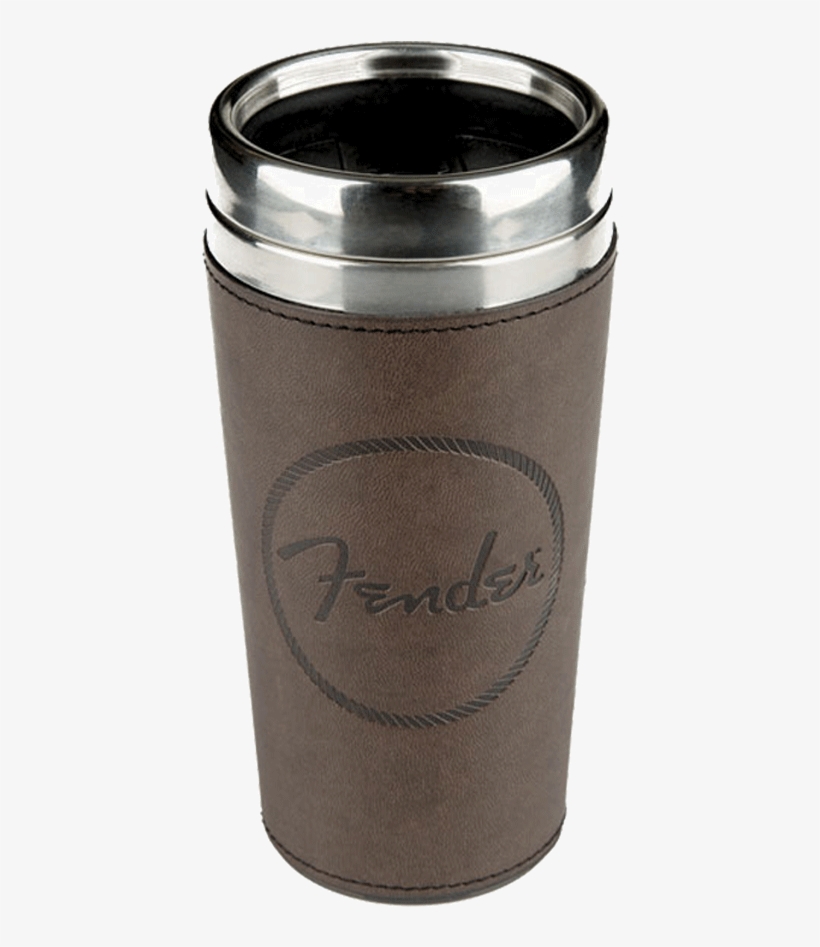 Fender Old West Travel Mug - Fender Old West 16oz Travel Mug, Brown Leather, transparent png download