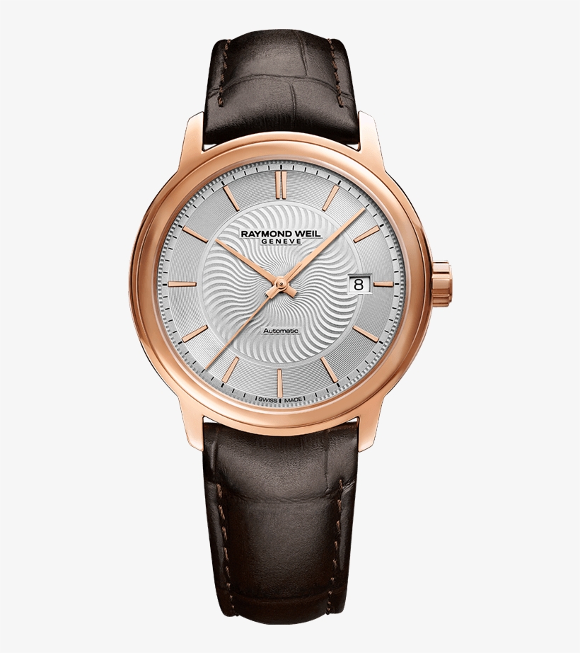 Raymond Weil Maestro - Raymond Weil Geneve Rose Gold, transparent png download
