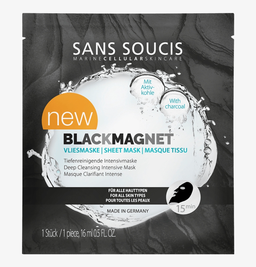Black Magnet Sheet Mask - Glossybox Young Beauty Oktober 2018, transparent png download