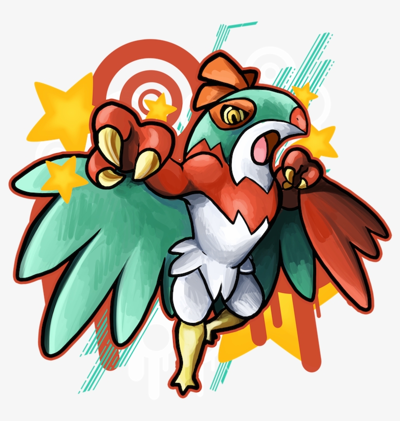 Iris-sempi On Twitter - Hawlucha Art, transparent png download