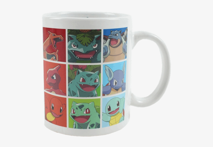 Kanto Starters Heat Changing Mug, transparent png download