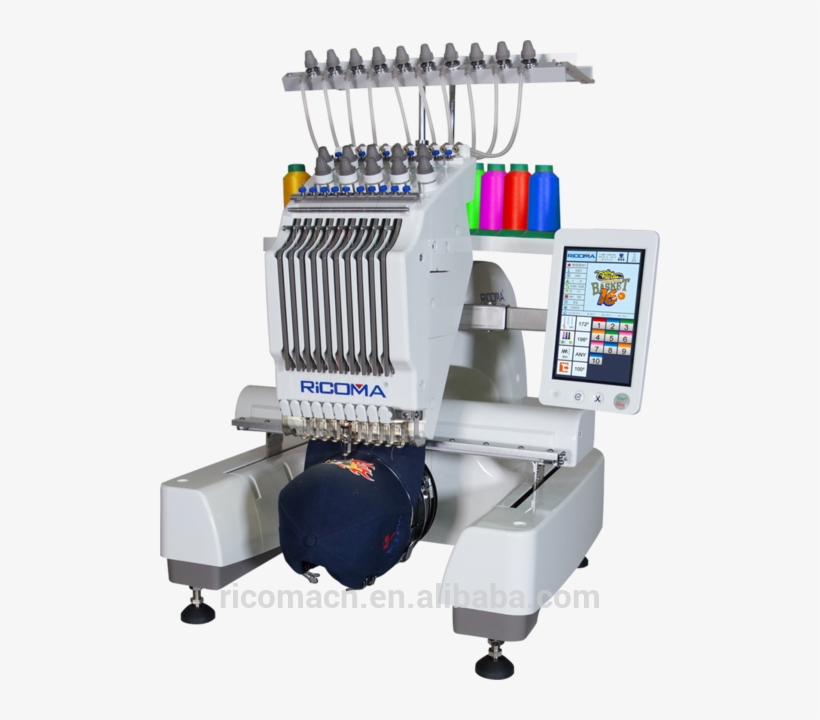 Source Ricoma 10 Needle Single Head Computer Embroidery, transparent png download