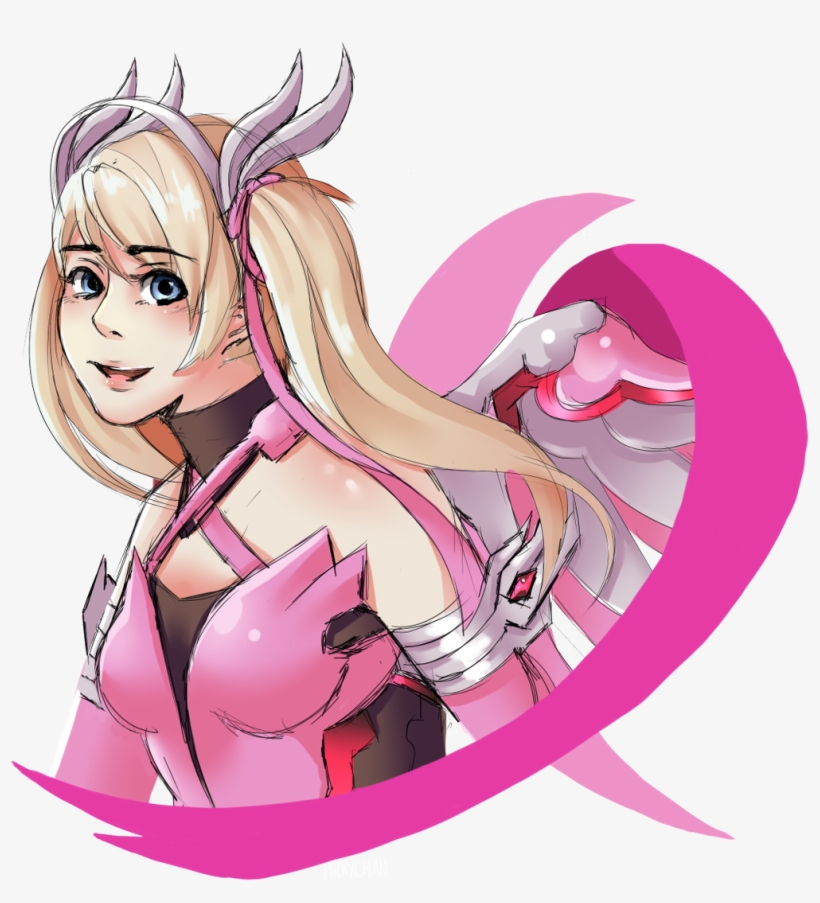 #pinkmercy #art A Quick Mercy Sketch For @playoverwatch, transparent png download