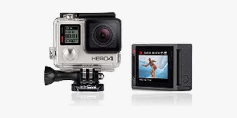 Gopro Hero4 Silver - Gopro Hero 4 Adventure Action Camera - Silver Edition, transparent png download