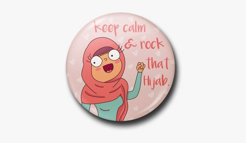 Hijab Badge - Rosa Verlierendes Gewicht, Das 6 Untersetzer, transparent png download