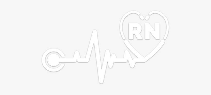 Rn Heartbeat Sticker - Sticker, transparent png download