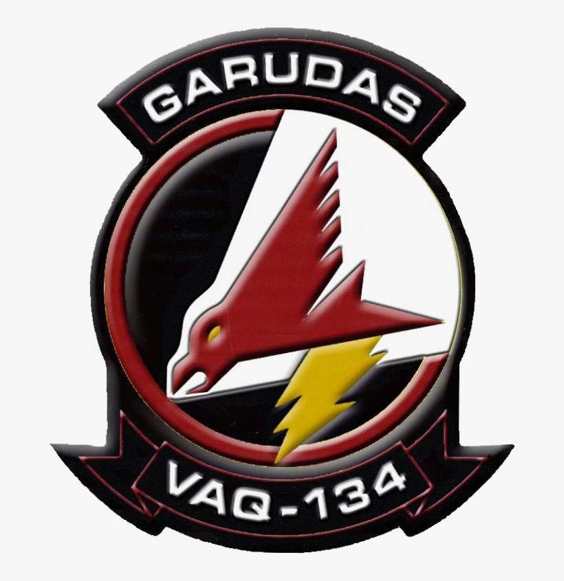 Electronic Attack Squadron 134 Inisgnia 1969 - Vaq 134 Garudas, transparent png download