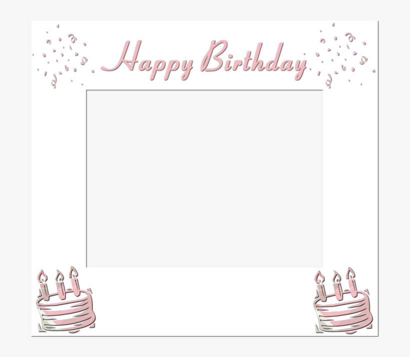 Click Image For Full Size View - Moldura De Happy Birthday, transparent png download