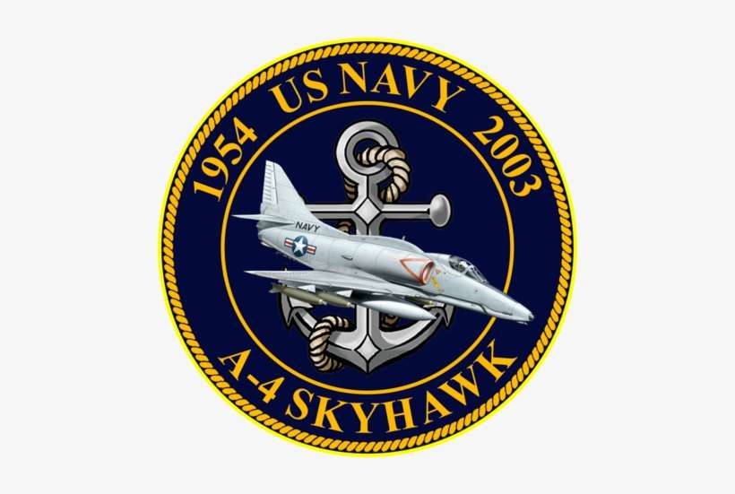 Us Navy A-4 Skyhawk Commemorative Sticker - Missile, transparent png download