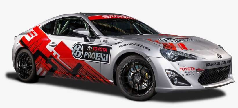 Toyota 86 Pro Am Racing Car Png Image - Toyota Racing Png, transparent png download