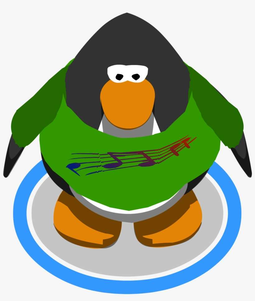 Sound Wave T-shirt Ingame - Club Penguin Rewritten Unreleased, transparent png download