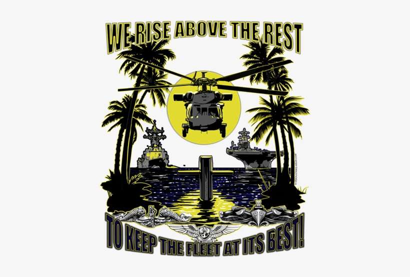 Us Navy We Rise Above The Rest Shirt - Shirt, transparent png download