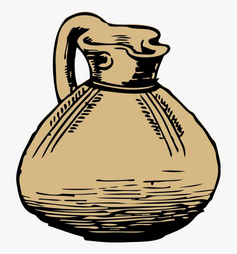 Water, Glass, Juice, Cartoon, Kitchen, Pitcher - Pottery Clipart Png, transparent png download
