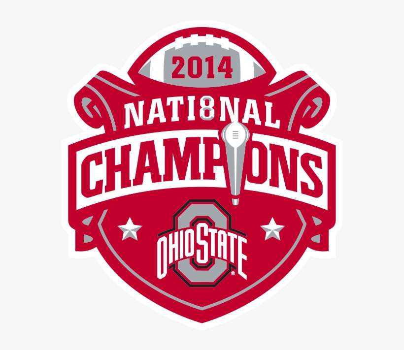 The University Buckeyes Season - Fathead Ohio State Buckeyes 2014 Fb National Champs,, transparent png download