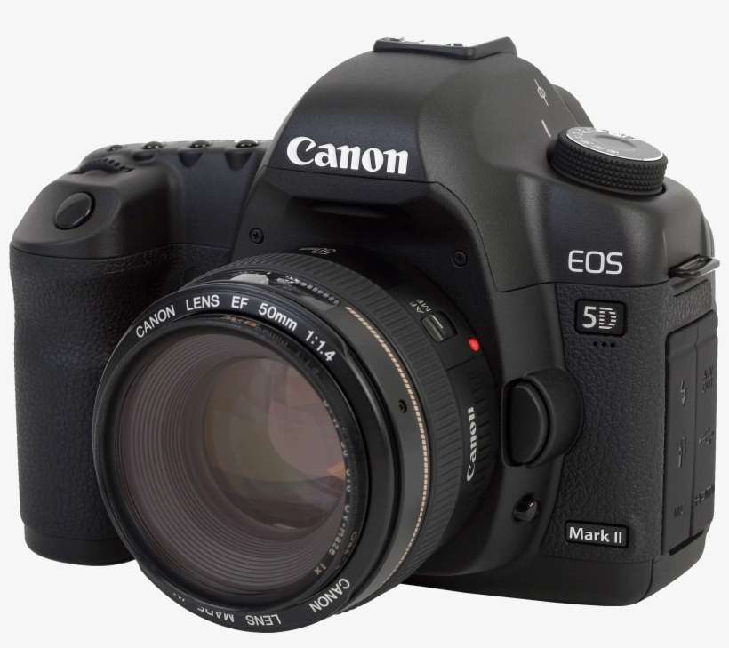 Canon Eos 5d Mark Ii With 50mm - Canon Eos 5d Mark, transparent png download