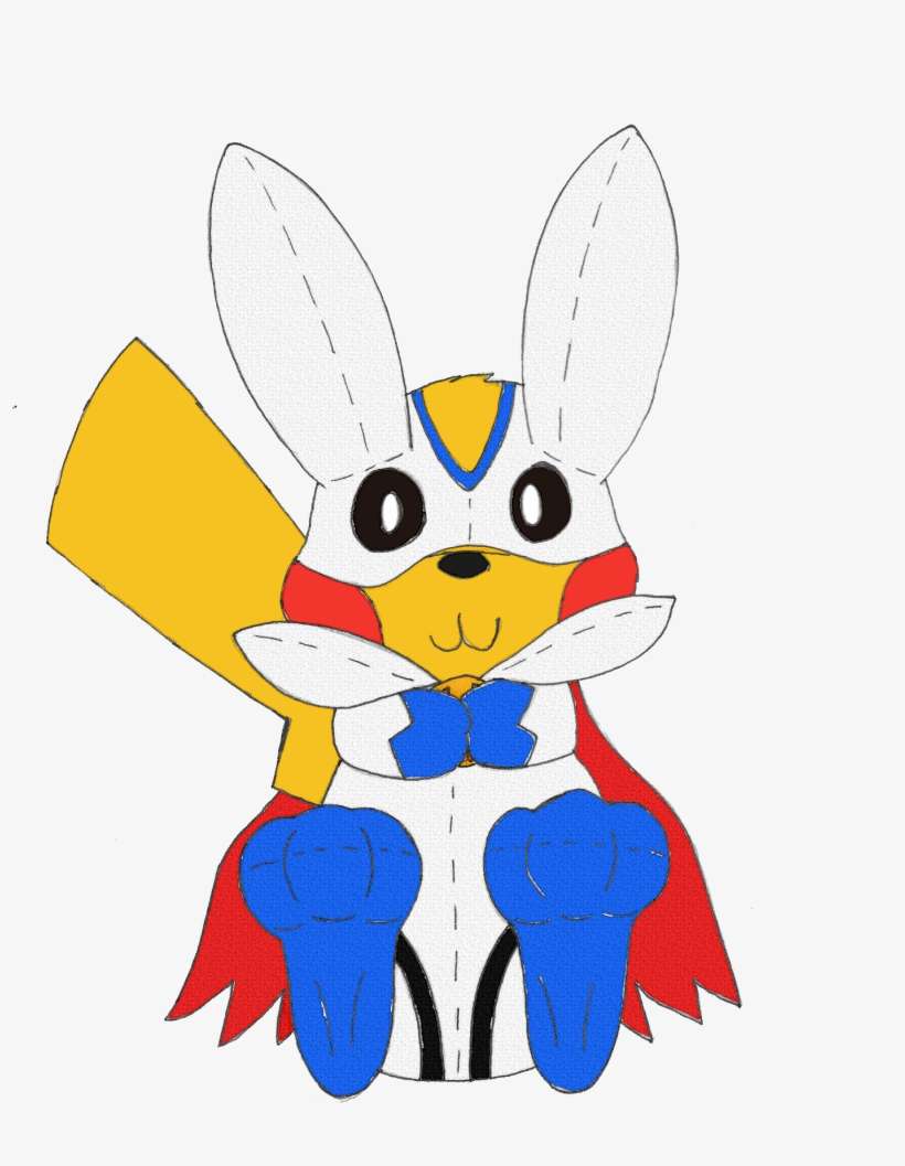 Super Pikachu Being Super Cute - Drawing, transparent png download