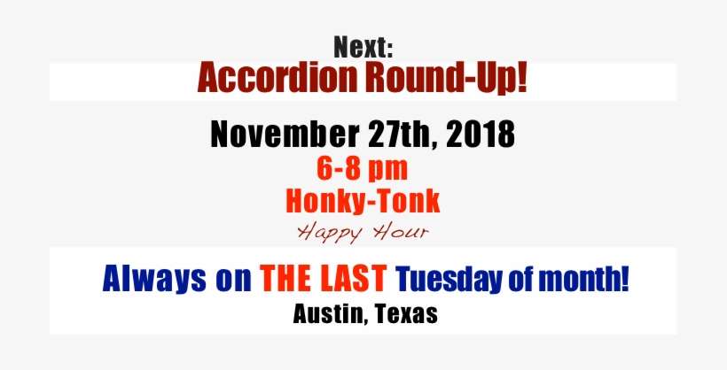 Accordion Round Up August 28th 2018 6 8 Pm Honky - Hurst Shifter, transparent png download