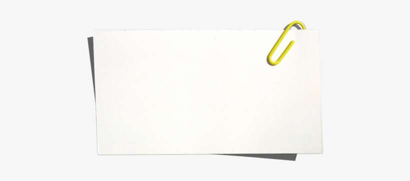 Download Paper With Clip Png Image - Paper And Clip Png, transparent png download