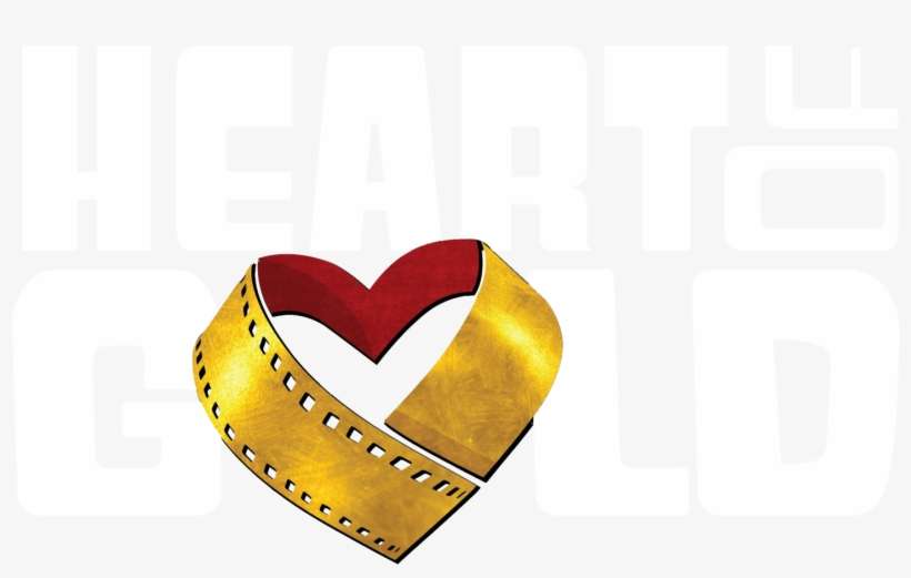 Heart Of Gold Png Image Black And White Stock - Film, transparent png download