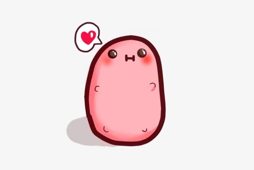 Kawaii Potato, transparent png download