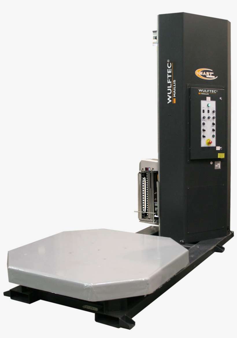 Semi Automatic Turntable Stretch Wrapper - Wulftec International, transparent png download