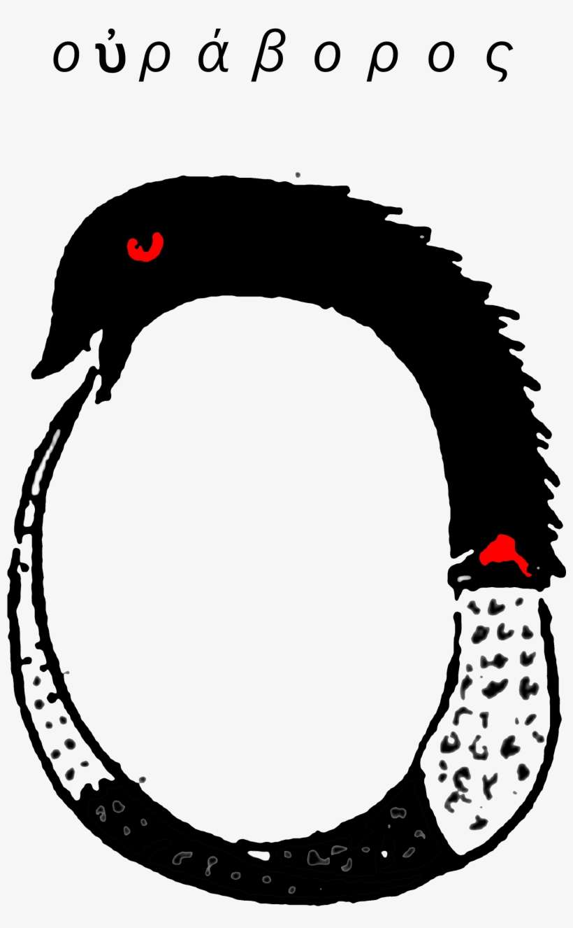 The Ouroboros Ouroborous Symbol - Ouroboros Cleopatra The Alchemist, transparent png download