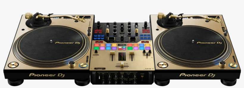 Djm S9 Gold - Pioneer Plx-1000 Turntable, Djm-s9 Mixer, transparent png download